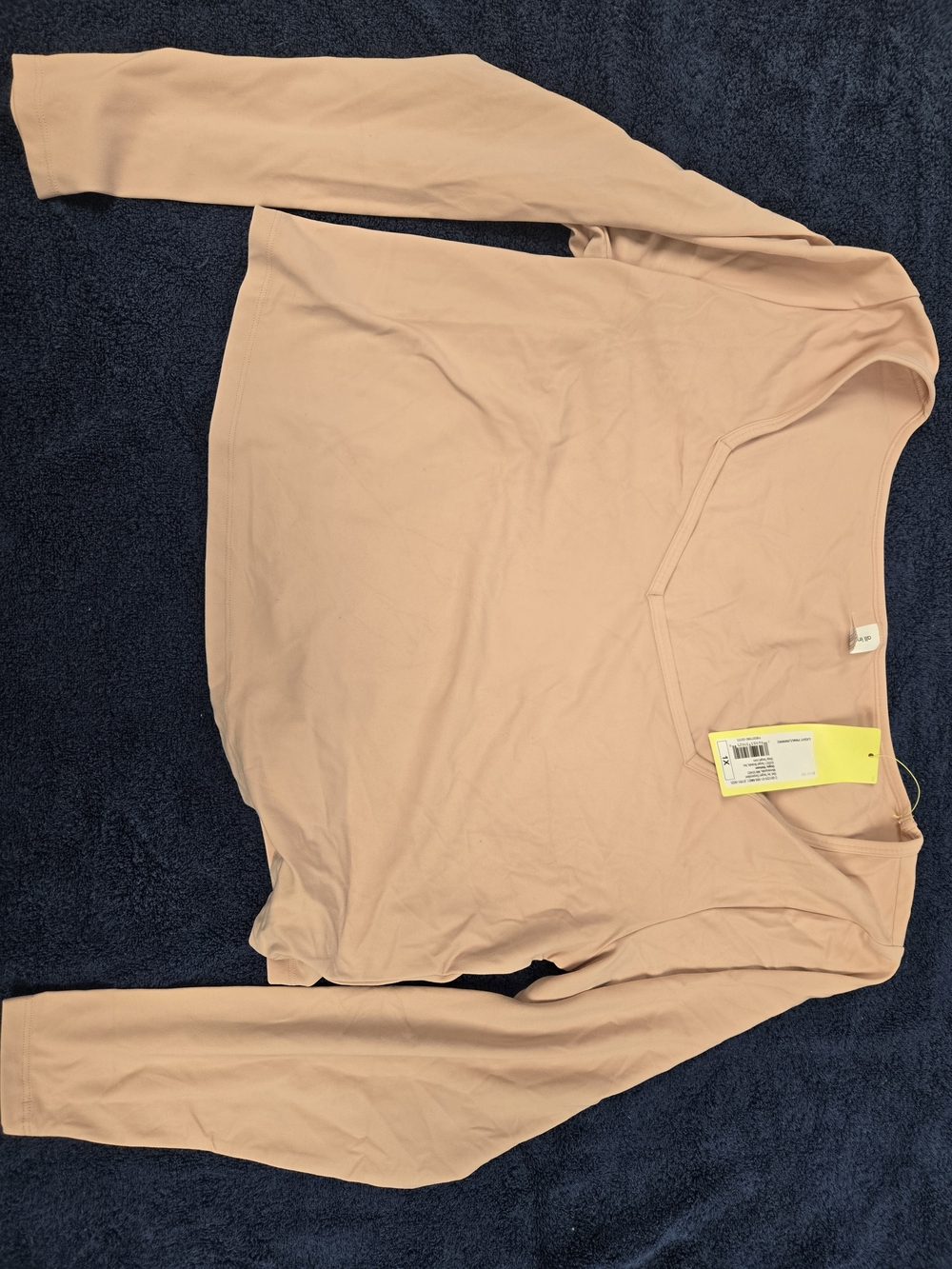 all in motion Blush Pink V-Neck Long Sleeve Top